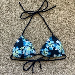 hollister halter triangle bikini top